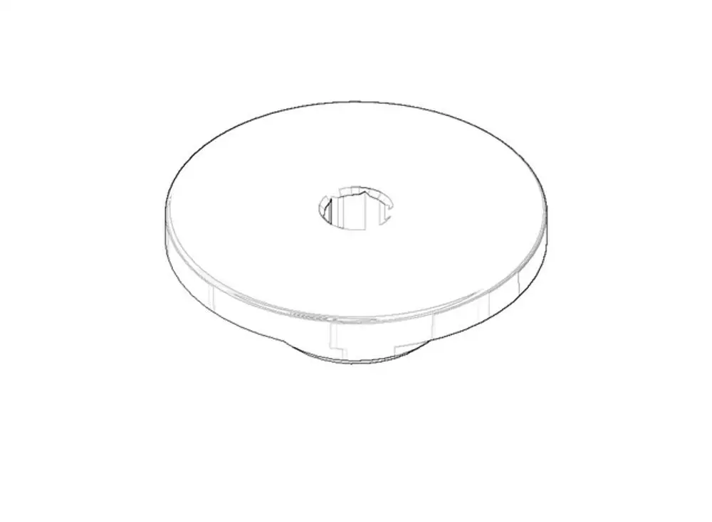 DORNBRACHT Abdeckung ERSATZTEILE 092102028 D. 32 x 11 mm Platin, 092102028-08 Galeriebild 1